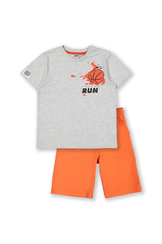 Wholesale Boys 2-Piece T-shirt and Shorts set 8-14Y Elnino 1025-22168 - 3