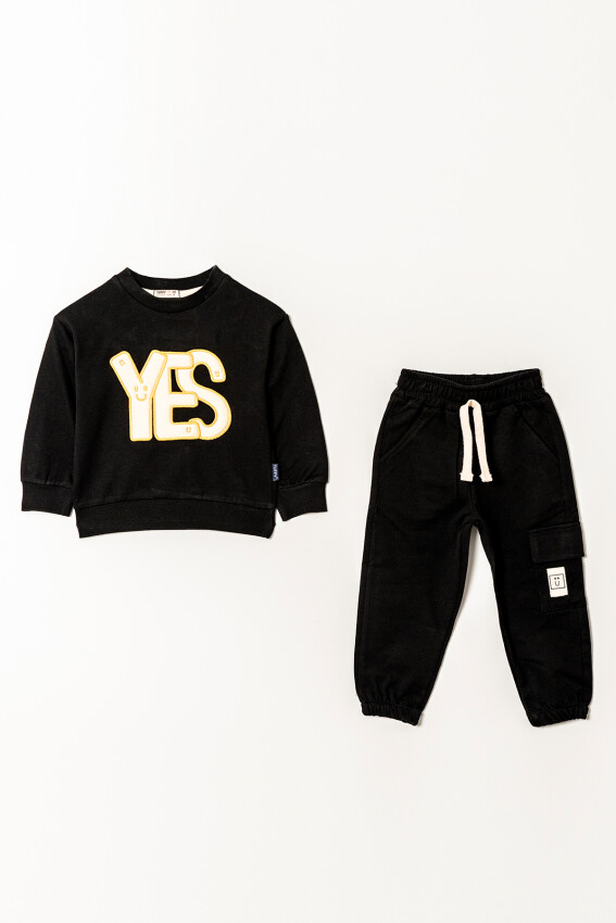 Wholesale Boy's 2-Piece Tracksuit Set 2-5Y Tuffy 1099-0852 - 1