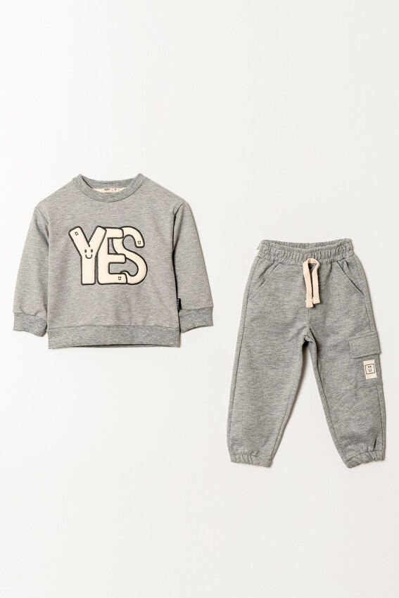 Wholesale Boy's 2-Piece Tracksuit Set 2-5Y Tuffy 1099-0852 - 3