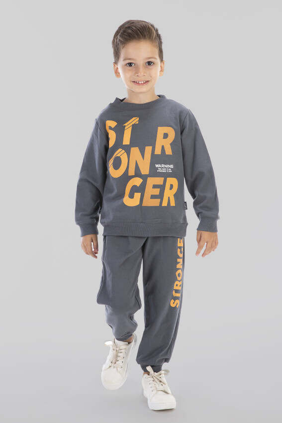 Wholesale Boy's 2-Piece Tracksuit Set 2-5Y Tuffy 1099-0855 - 5