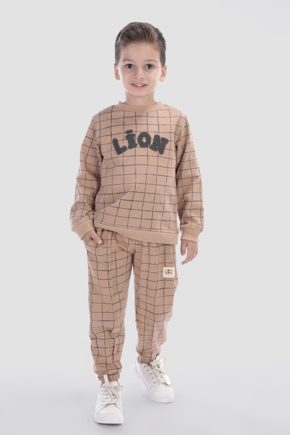 Wholesale Boy's 2-Piece Tracksuit Set 2-5Y Tuffy 1099-0877 - 3