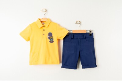 Wholesale Boys 2-Pieces T-shirt and Shorts Set 1-4Y Cool Exclusive 2036-23410 - 1