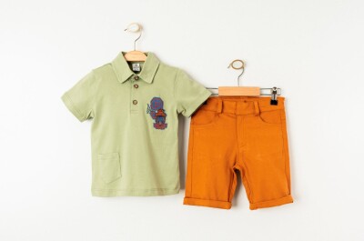 Wholesale Boys 2-Pieces T-shirt and Shorts Set 1-4Y Cool Exclusive 2036-23410 - 2