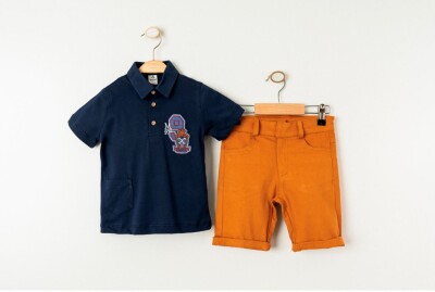 Wholesale Boys 2-Pieces T-shirt and Shorts Set 1-4Y Cool Exclusive 2036-23410 - 5