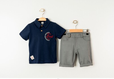 Wholesale Boys 2-Pieces T-shirt and Shorts Set 5-8Y Cool Exclusive 2036-23407 - 4