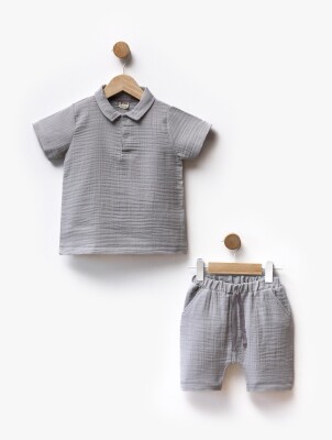 Wholesale Boys 2pcs T-shirt and Shorts Set 2-5Y Flexi Baby 2063-217603 - 3