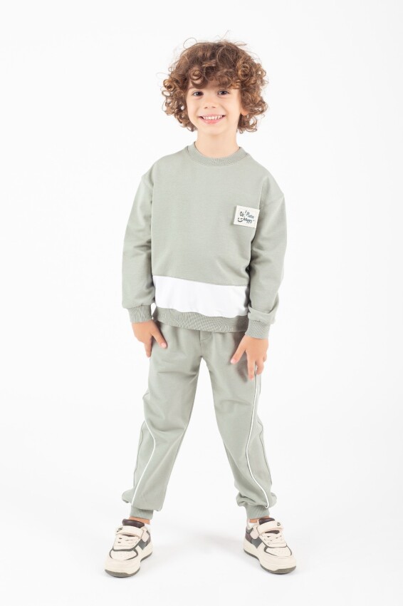 Wholesale Boys' 2pcs Tracksuit Set 1-5Y Pafim 2041-K24-9014 - 4