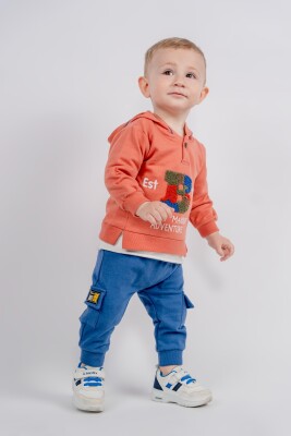 Wholesale Boys' 2pcs Tracksuit Set 6-24M Bubbly 2035-4053 - 1