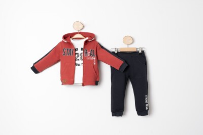 Wholesale Boys 3-Piece Tracksuit Set 1-4Y Sani 1068-20049 - 3