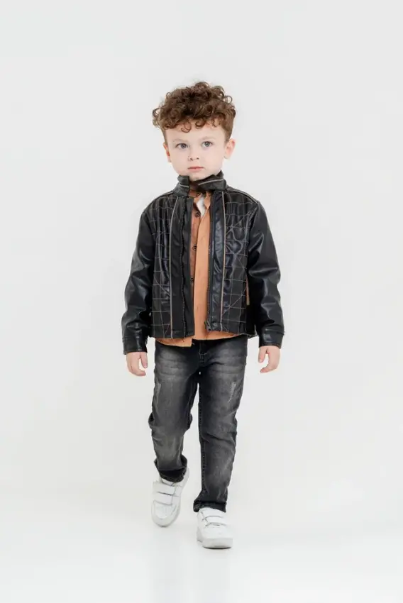 Wholesale Boys 3-Pieces Jacket, Shirt and Pants Set 1-4Y Cool Exclusive 2036-26088 - 1
