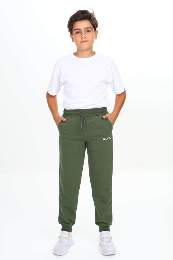 Wholesale Boys' Basic Sweatpants 11-14Y Nickel 2060-20022-3 - 3