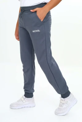 Wholesale Boys' Basic Sweatpants 11-14Y Nickel 2060-20022-3 - 22