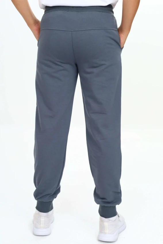 Wholesale Boys' Basic Sweatpants 7-10Y Nickel 2060-20022-2 - 10