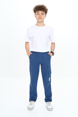 Wholesale Boys Cargo Pocket Sweatpants 11-14Y Nickel 2060-20097-3 - 2