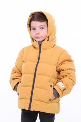 Wholesale Boys Coat 2-8Y Benitto Kids 2007-51283 Горчичный
