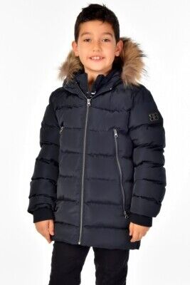 Wholesale Boys Coats 6-14Y Benitto Kids 2007-51248 Темно-синий