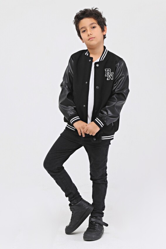 Wholesale Boys College Jacket 4-14Y Benitto Kids 2007-51259 - 1