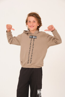 Wholesale Boys Hooded Sweatshirt 8-15Y Jazziee 2051-252J4MTK61 - 2