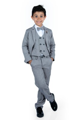 Wholesale Boy's Jacket Vest Suit 10-13Y Terry 1036-2841 - Terry (1)