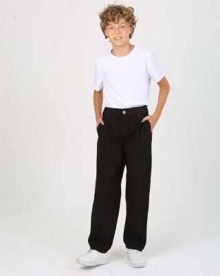 Wholesale Boys Oversize Trousers 7-11Y Flori 1067-23052-2 Чёрный 