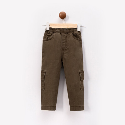 Wholesale Boys' Pants 2-6Y Cumino 1014-CMN3592 Коричневый 