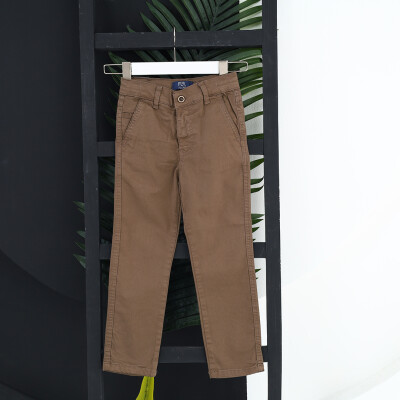 Wholesale Boys Pants 6-10Y Flori 1067-22032-2 Кофейный цвет