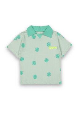 Wholesale Boys Patterned T-shirt 2-5Y Tuffy 1099-8070 - Tuffy (1)