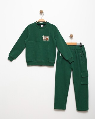 Wholesale Boys' Piece Tracksuit Set 14-15Y Pafim 2041-K24-9007 - 4