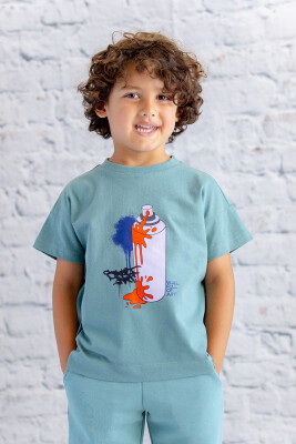 Wholesale Boys Printed T-Shirt 1-12Y Zeyland 1070-252Z3SPR51 - 2