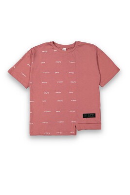 Wholesale Boys Printed T-Shirt 10-13Y Tuffy 1099-8153 Черепичный цвет