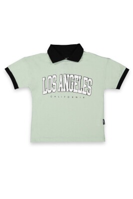 Wholesale Boys Printed T-shirt 2-5Y Tuffy 1099-8067 Зелёный 