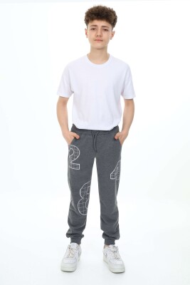 Wholesale Boys Printef Sweatpants 11-14Y Nickel 2060-20069-3 - 6