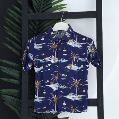Wholesale Boys Shirt 1-5Y Flori 1067-22738-1 Темно-синий