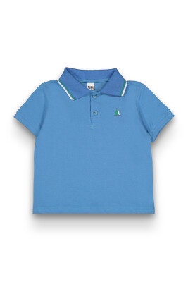 Wholesale Boys T-shirt 2-5Y Tuffy 1099-1768 Светло-серовато- синий