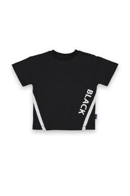 Wholesale Boys T-shirt 2-5Y Tuffy 1099-8061 Чёрный 