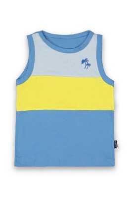 Wholesale Boys T-shirt 2-5Y Tuffy 1099-8080 Светло-серовато- синий