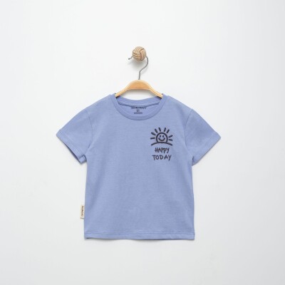Wholesale Boys T-shirt 6-9Y Divonette 1023-6837-3 Синий