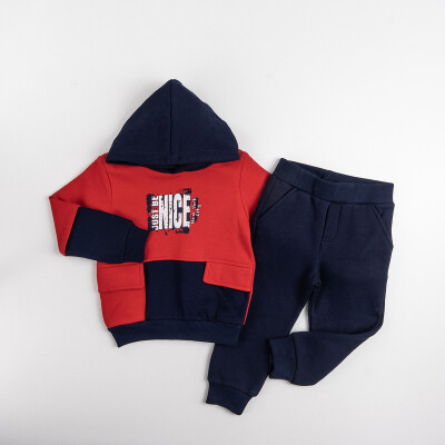 Wholesale Boy's Tracksuit Set 1-4Y Pankido 2037-9470 - Pankido