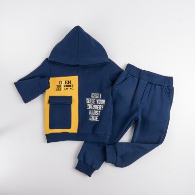 Wholesale Boys Tracksuit Set 1-4Y Pankido 2037-9482 - 2