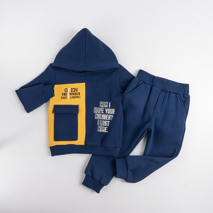 Wholesale Boys Tracksuit Set 1-4Y Pankido 2037-9482 - 2