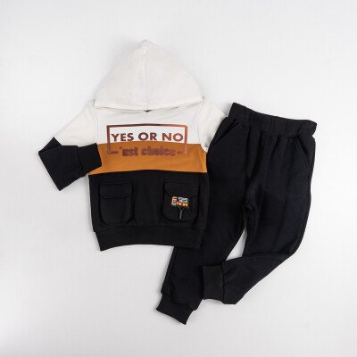 Wholesale Boy's Tracksuit Set 1-4Y Pankido 2037-9622 Горчичный