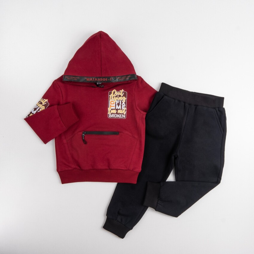 Wholesale Boys Tracksuit Set 1-4Y Pankido 2037-9638 - 2