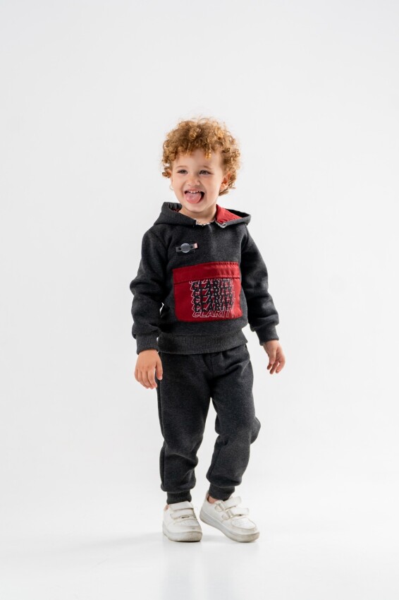 Wholesale Boys Tracksuit Set 1-4Y Pankido 2037-9656 - 3