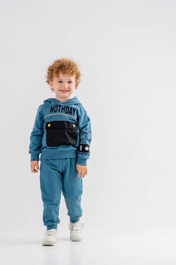 Wholesale Boys Tracksuit Set 1-4Y Pankido 2037-9664 - 3