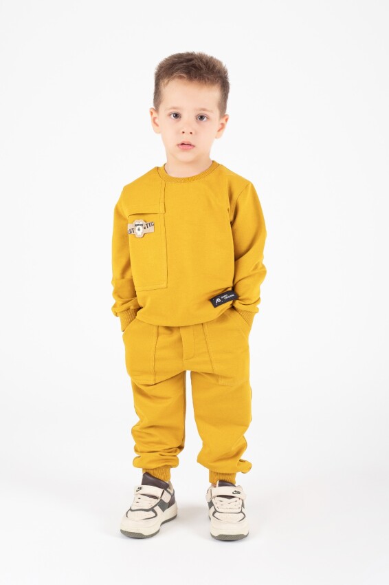 Wholesale Boy's Tracksuit Set 1-5Y Pafim 2041-K24-9016 - 1