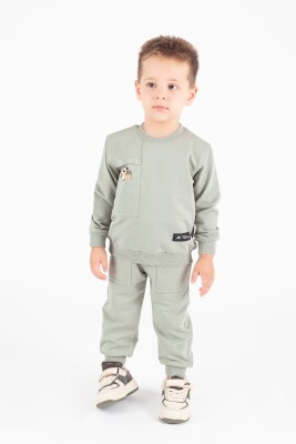 Wholesale Boy's Tracksuit Set 1-5Y Pafim 2041-K24-9016 Светло-зелёный 