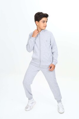 Wholesale Boys Tracksuit Set 11-14Y Nickel 2060-20078-3 - 2