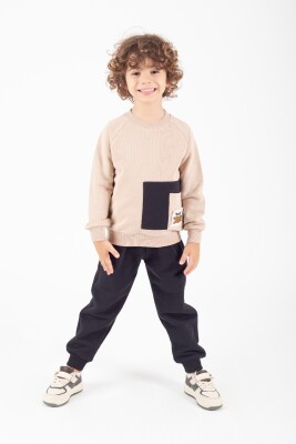 Wholesale Boy's Tracksuit Set 4-8Y Pafim 2041-K24-9012 - Pafim