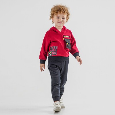 Wholesale Boys Tracksuit Set 5-8Y Pankido 2037-9635 - Pankido