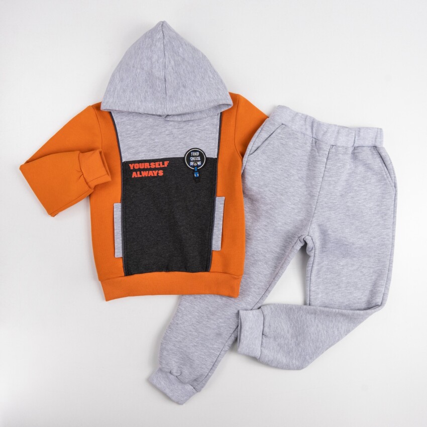 Wholesale Boys Tracksuit Set 5-8Y Pankido 2037-9707 - 1